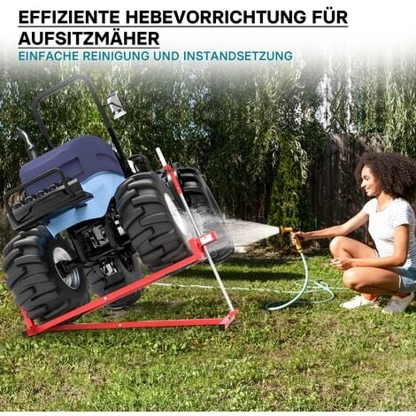 Nettoyage Facile Cric Lève Tracteur Tondeuse - Lève Tondeuse Tondeuse Mowerlifter De 400kg Max. – Image 2