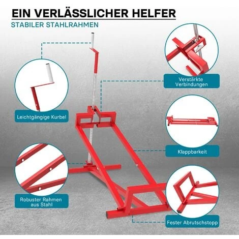 Nettoyage Facile Cric Lève Tracteur Tondeuse - Lève Tondeuse Tondeuse Mowerlifter De 400kg Max. – Image 3