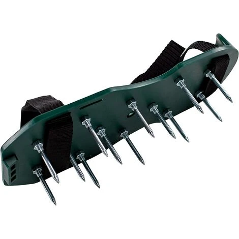 Paire De Semelles De Ventilation Pour Gazon I Aérateur De Pelouse I Amélioration De La Qualité Du Sol I 13 Clous En Acier I Réglable Jusqu’à La Taille 46 Et Sur Toutes Les Chaussures I 30×13×6 Cm – Image 4