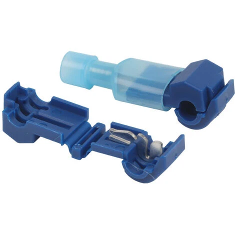 Bornes De Raccordement Pour Câble Périphérique, Set De 4 Connecteur De Dérivation En T, Connecteur Rapide, Connecteur De Courant, Connecteur De Câble Pour La Fixation De La Boucle,Rouge – Image 3